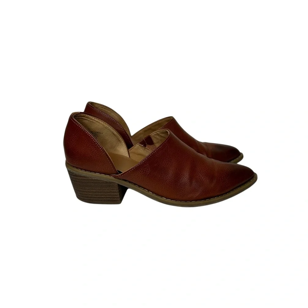 Universal Thread Women's Ankle Bootie Size 7.5 Rylie Brown‎ Slip on